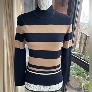 Vintage NWOT Anne Klein 85% silk sweater with mock neck size P/P